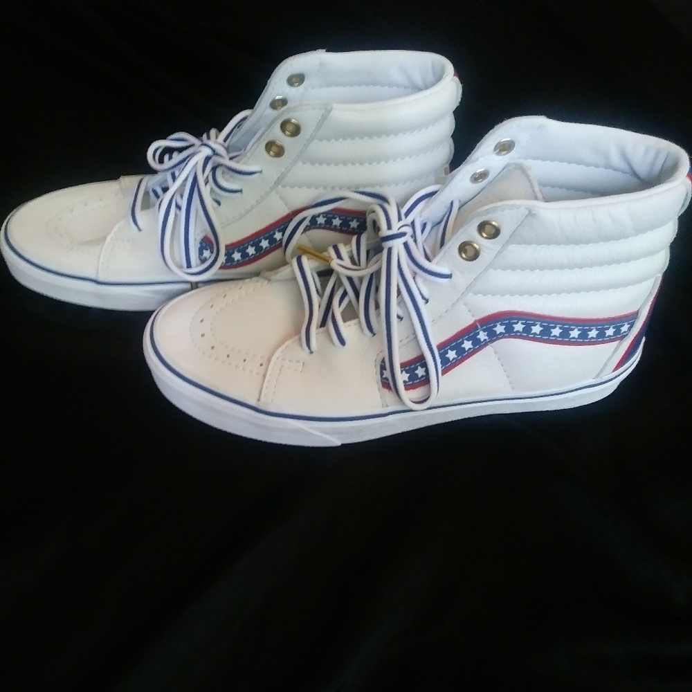 Red White & Blue Vans